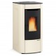 Fogão a pellets ventilado La Nordica Extraflame Sabry Prestige Line 7kW Ivory