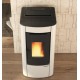 Stufa ventilata a pellet La Nordica Extraflame Sabry Prestige Line 7kW Avorio