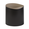 Rack de toras Sahara Black Steel Frosted Nineteen Design
