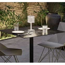 Gatsby Prisma Cristal Vondom Lampada Led con Batteria