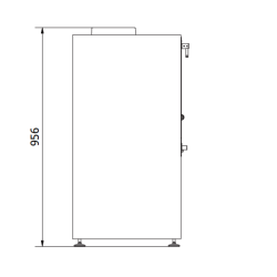 Ferlux Afar Cast Iron Wood-Based Stove with Pyre 15.9 kW