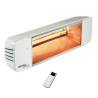 Chauffage Heliosa HD 77 Radiant 2000W Télécommande radio blanc