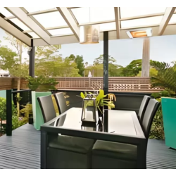 Heliosa HD 77 Radiante 2000W Calentador Radio Mando A Distancia Blanco.