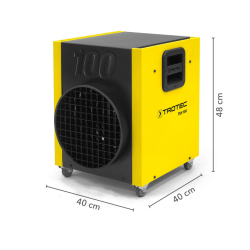 Chauffage électrique de Chantier Trotec TEH 100 Puissance de 18kW