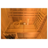 Sauna a vapore Zen 3 posti Pacchetto completo 4,5kW Black Wall France Sauna