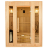 Sauna vapeur Zen 3 places Pack complet 4.5kW Black Wall France Sauna