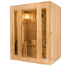 Sauna vapeur Zen 3 places Pack complet 4.5kW Black Wall France Sauna