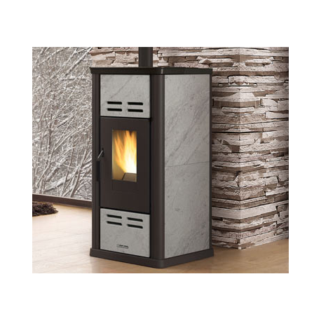 Extraflame Serafina Petra Evo Stufa a Pellet Ventilata 8kW Pietra Naturale