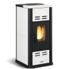 Poêle à granulés ventilé Extraflame Serafina Lux Evo 8kW blanc