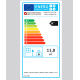 Estufa de leña con recuperación de calor La Nordica Concita 2.0 Acero 13kW Crema