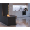 Infire 1L Insert 600 bioethanol burner with black box and 2 panes of glass