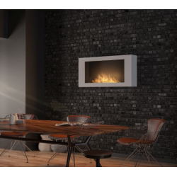 Infire Murall 1000 Caminetto a bioetanolo con vetro 2 kW Bianco
