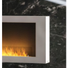 Infire Murall 1200 Lareira a Bioetanol com Vidro 3 kW Branco