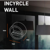 Infire Incyrcle lareira de bioetanol com vidro 2 kW Preto