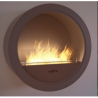 Infire Incyrcle bioethanol fireplace with glass 2 kW Black
