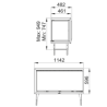 Insert à bois Bronpi Cairo 110-D 2 Vitres côté droit Vision 15kW