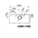 Bronpi Cairo 110-D 2-Window Wood Insert Right Side Vision 15kW