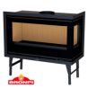 Insert à bois Bronpi Cairo 110-D 2 Vitres côté droit Vision 15kW