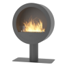 Infire Incyrcle Lareira de Bioetanol com Suporte 2 kW Preto