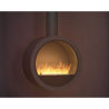 Chimenea de Bioetanol Suspendida Incyrcle Infire 2 kW Negro con Vidrio