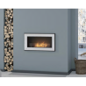 Cheminée au bioéthanol SIMPLEfire Frame 900 inox avec 1 vitre