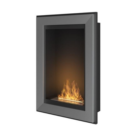 SIMPLEfire Frame 550 Edelstahl-Bioethanol-Kamin mit 1 Glasscheibe