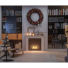 SIMPLEfire Portal 1 lareira de bioetanol branco com 1 painel de vidro