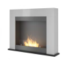 SIMPLEfire Portal1 Bioetanol Lareira Branca com 1 Janela