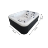Napoli 28 jatos de 3 lugares Plug&Play Spa L216xD160xH78 VerySpas