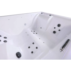 Square NetSpa Wave spa acrílico de 5 plazas