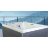 Square NetSpa Wave spa acrílico de 5 plazas