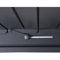 Elektrische bioklimatische Pergola Aluminium LED-Streifen 12m2