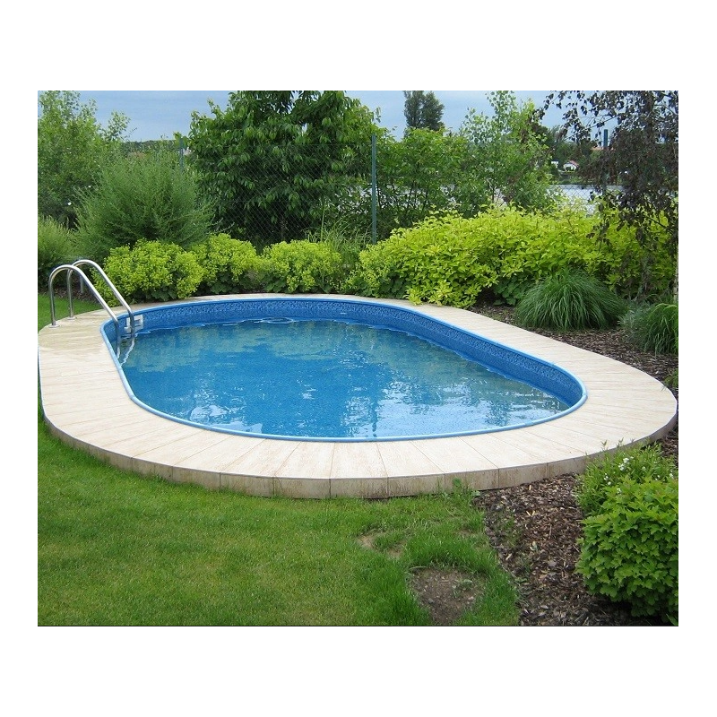 Azuro Ibiza Oval Pool 350x700 H135