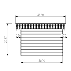 Abri de jardin Habrita Thermabri en bois massif 15,14 m2 avec toit en acier
