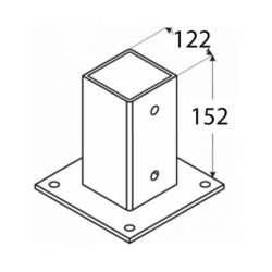 Freestanding wooden pergola Fuengirola 500x300cm 15m2