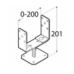 Pergolato autoportante in legno grezzo Alicante 600x300cm 18m2