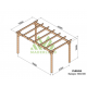 Carport en bois pour voitures 5x3m Badajoz 15m2 Maderland