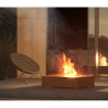 Square Corten 1000 Infire Steel Fire Bowl