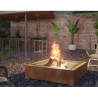 Square Corten 1000 Infire Steel Fire Bowl