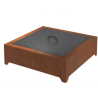 Square Corten 1000 Infire Steel Fire Bowl