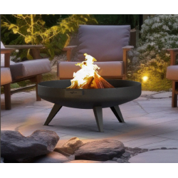 Misa 700 Steel Fire Bowl black Infire