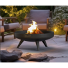 Misa 700 Steel Fire Bowl black Infire