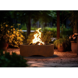 Round 1000 Corten Infire Steel Fire Bowl