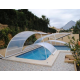 Copertura bassa per piscina Lanzarote Shelter rimovibile 6,66x4,7m