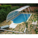 Abri de Piscine Bas Lanzarote Abrisol amovible 7.66x4.7m