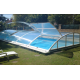 Copertura bassa per piscina Lanzarote Shelter rimovibile 6,66x4,7m