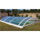 Copertura bassa per piscina Lanzarote Shelter rimovibile 6,66x4,7m