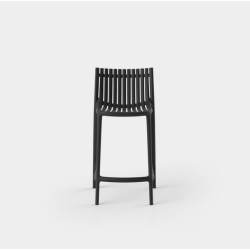 Set di 4 sgabelli alti da banco Ibiza nero Vondom