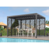 Lâminas orientais bioclimáticas pergola 11 m2 e Brise-Vue 2 Faces
