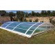 Copertura bassa per piscina Lanzarote Shelter rimovibile 13x6,7m